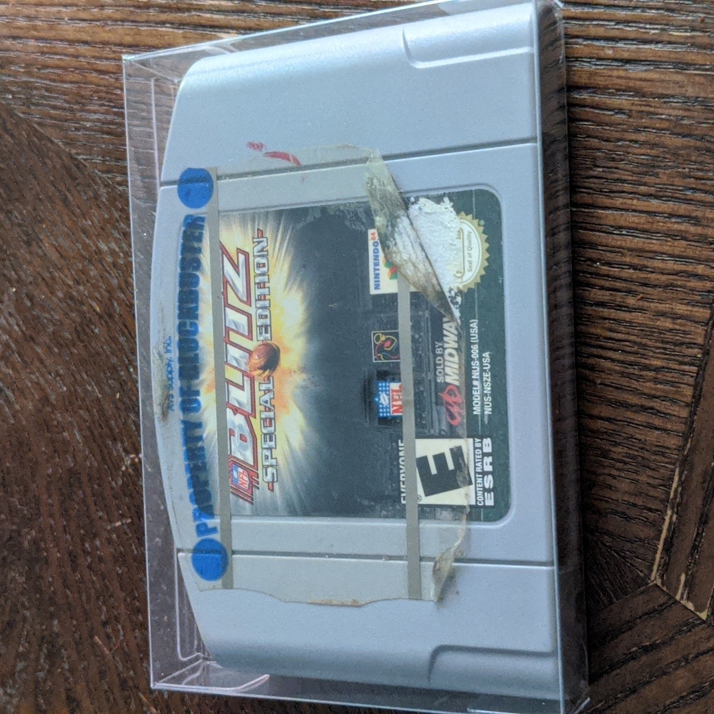 NFL Blitz Special Edition N64 **Tested/Working** Authentic Cart
